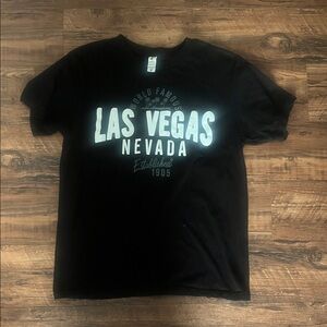Las Vegas Nevada Black Tee